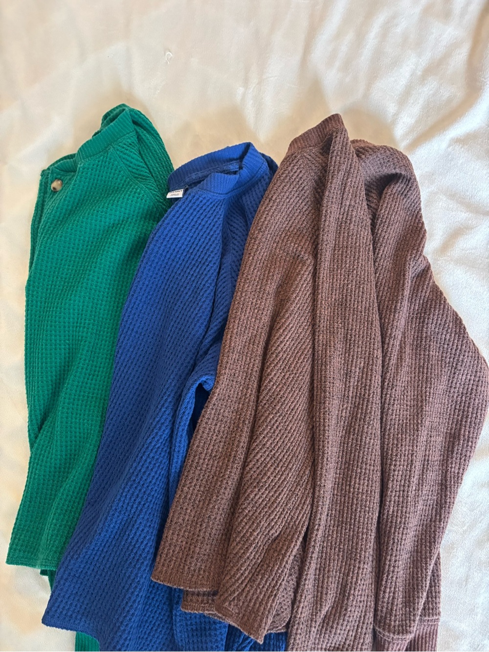 BUNDLE- Old Navy Waffle Knit Long Sleeve Shirts
